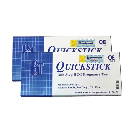 Bộ sản phẩm thử thai nhanh Quickstick ( Bút và que thử thai)