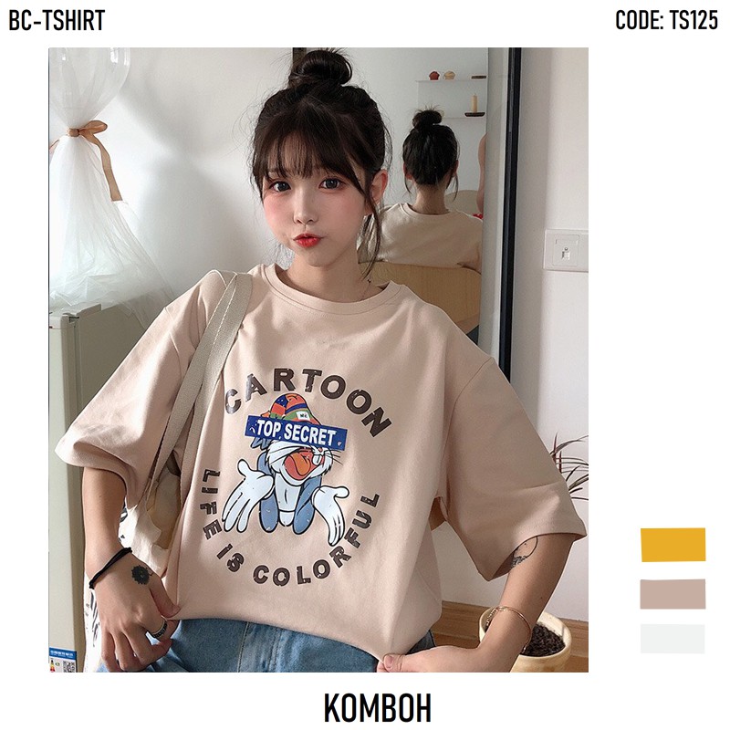 [Mã WA1606 giảm 15% đơn 99k] Áo Thun Tay Lỡ Nam Nữ CARTOON 2020 | BigBuy360 - bigbuy360.vn