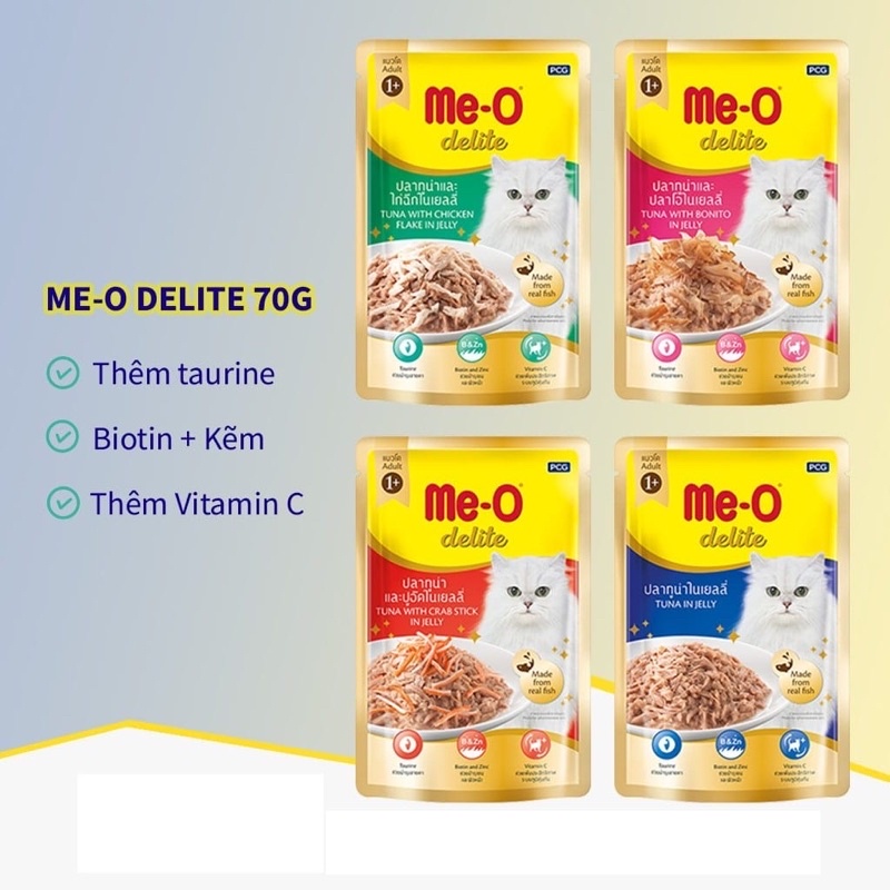 Pate Meo Delite gói 70gr ( vị ngẫu nhiên) -000762