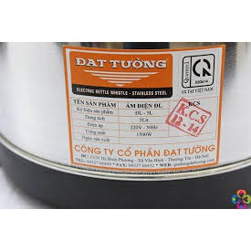 Ấm đun siêu tốc Đạt Tường 5L đế liền (vòi dài)