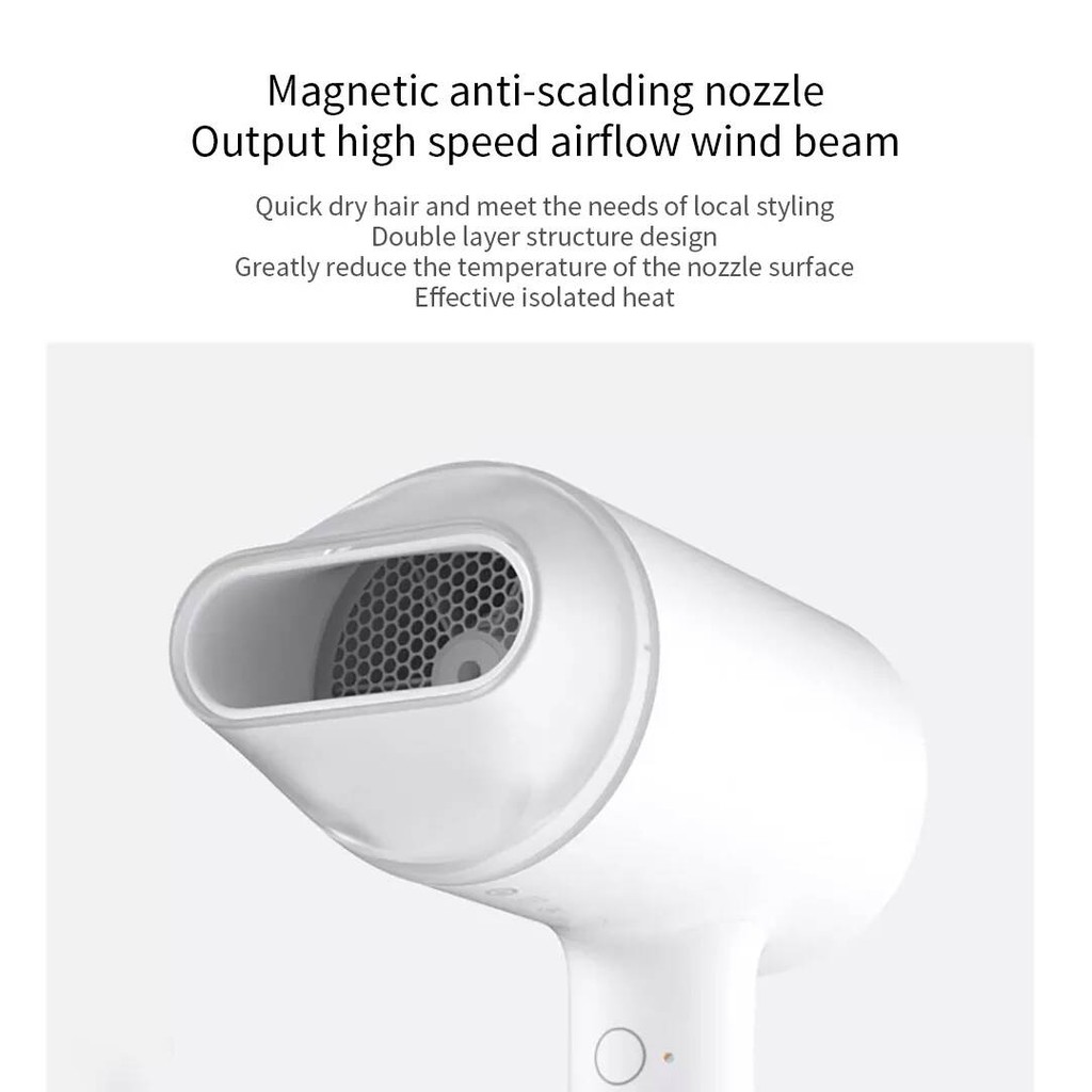 MÁY SẤY TÓC ION NƯỚC XIAOMI MIJIA CMJ01LX 1800W - HÀNG CAO CẤP - SẤY NHANH KHÔ - CHĂM SÓC TÓC TỐI ƯU