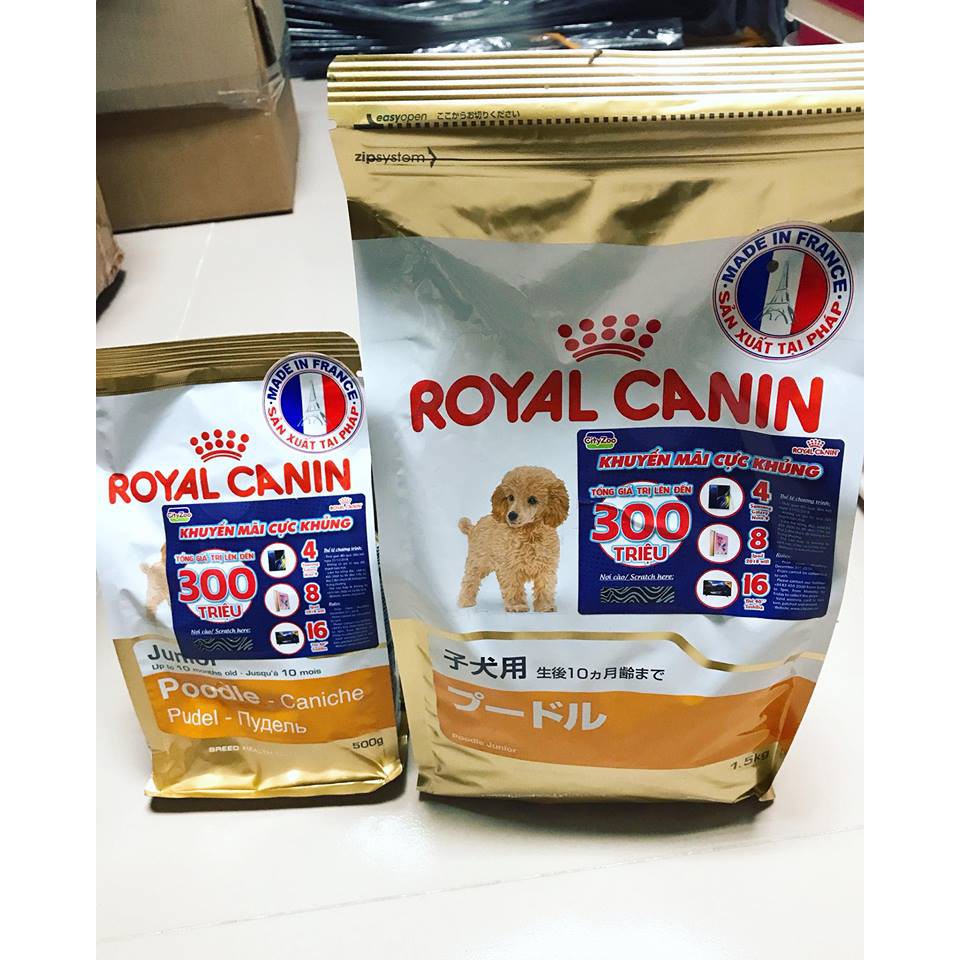 Thức ăn Royal Canin Poodle Junior cho chó