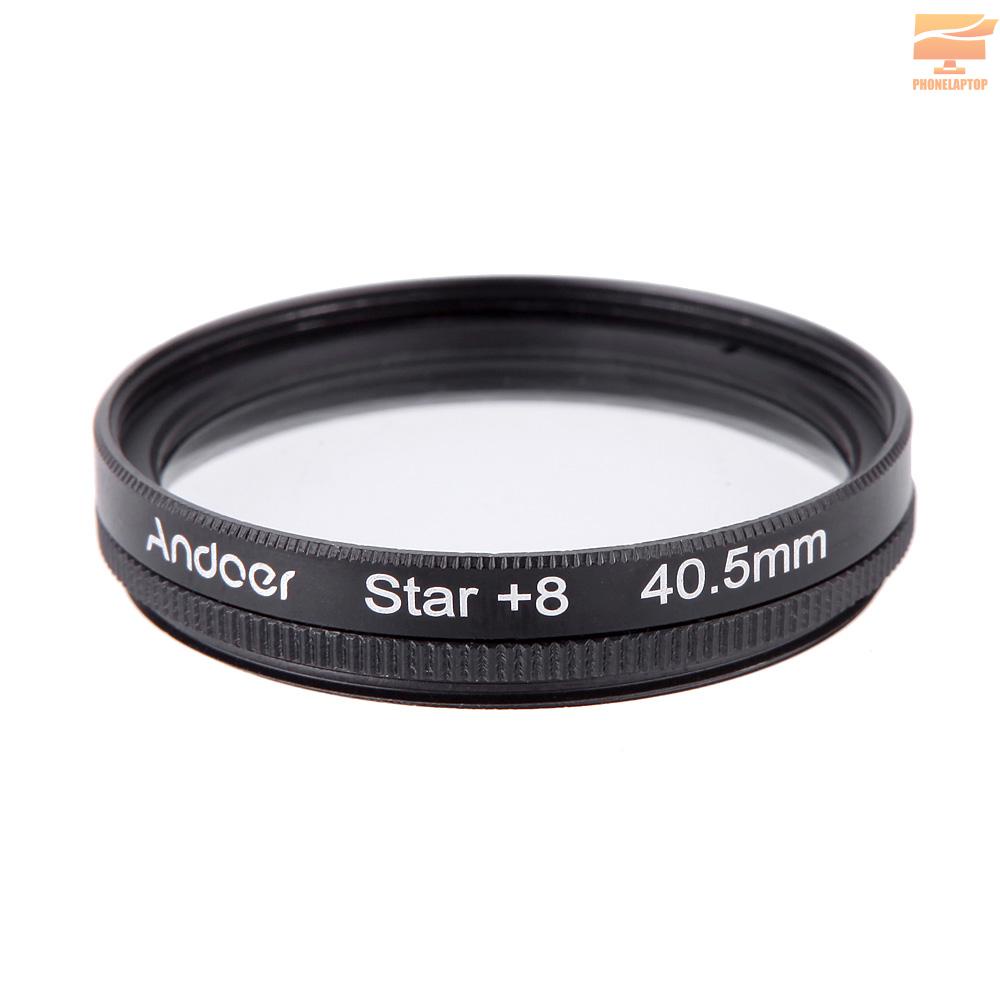 NIKON SONY CANON Lens Lọc Máy Ảnh Andoer 40.5mm Uv + Cpl + Star8 + Close-Up (+ 1 + 2 + 4 + 10) Cho Máy Ảnh Dslr