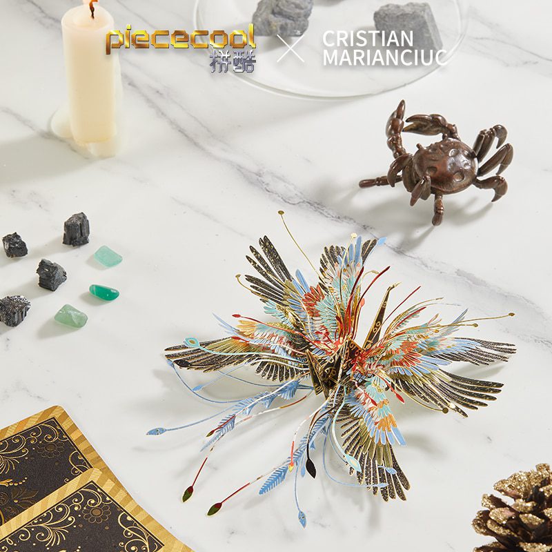 Mô Hình Kim Loại 3D Lắp Ráp Piececool Thiên Ngữ Hạc Cự Giải  IP067-KG