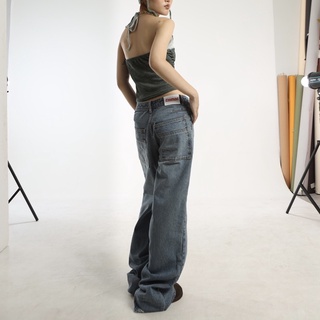 Quần ERRORIST Straight Low Jeans jean ống suông cạp thấp
