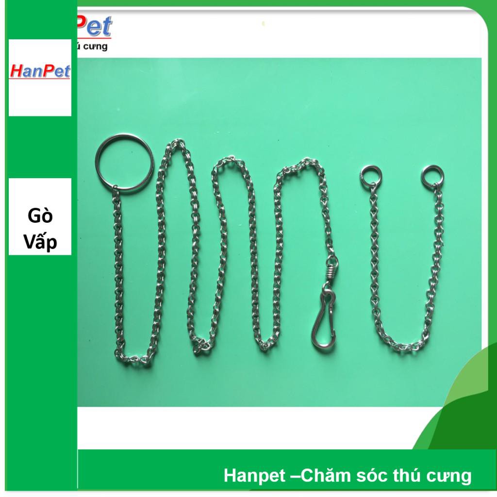 Size 1-- Xích Inox cho chó, mèo nhỏ dài 1,4m (- 325e) (dùng cho chó &lt;5kg)