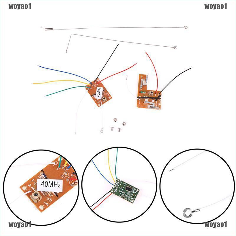 Bảng mạch 4CH 40MHZ truyền và phát tín hiệu có anten cho đồ chơi