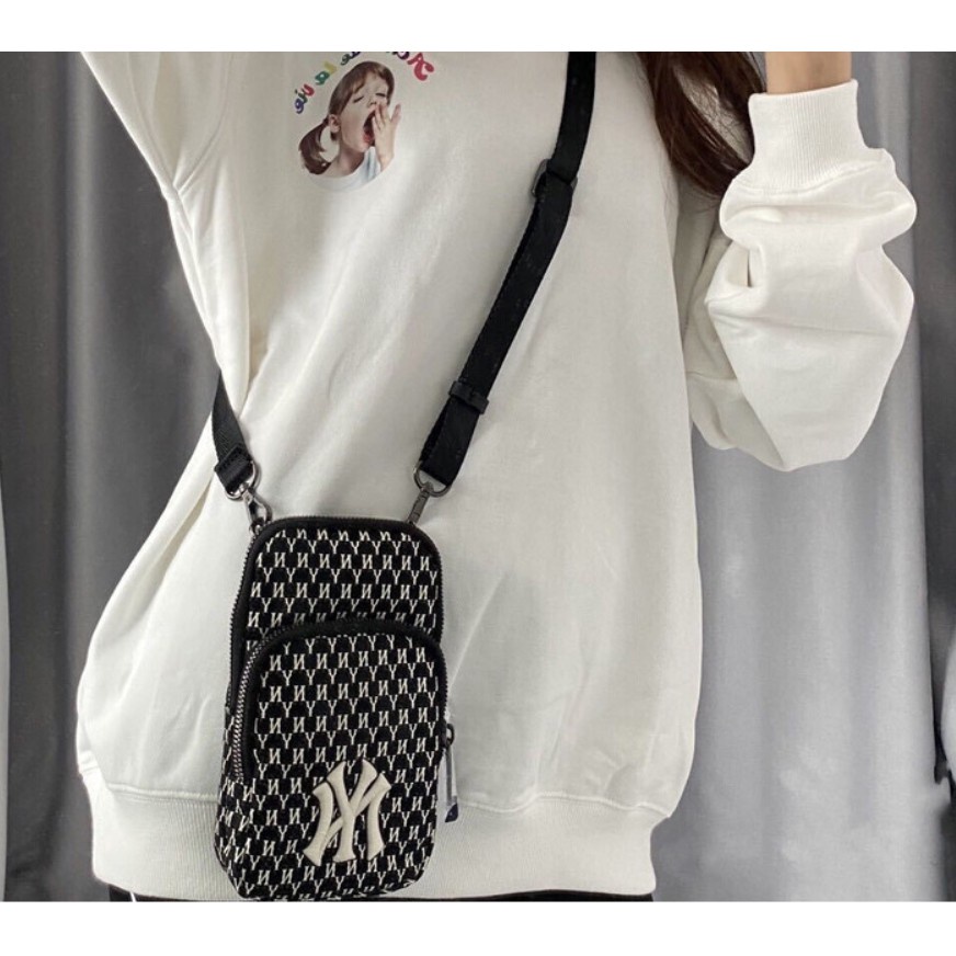 Túi Đeo Chéo MLB NY Monogram Mini Bag Full Tag Code