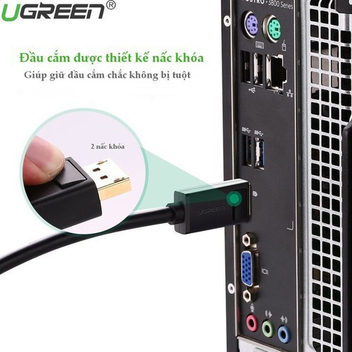 Cáp Displayport to Displayport Ugreen 10245 10211 10212 10213 (Dài 1,5m đến 5m)