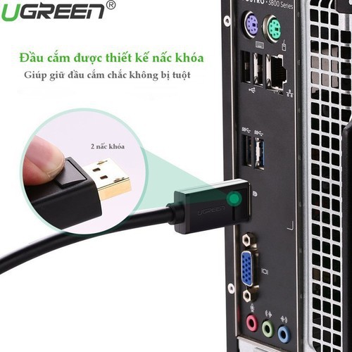 Cáp Displayport to Displayport Ugreen 10245 10211 10212 10213 (Dài 1,5m đến 5m)