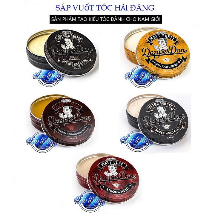 [FULL LINE] Sáp vuốt tóc Dapper Dan Ultra Matte , Matte Paste , Matt Clay , Heavy Hold Pomade , Deluxe Pomade