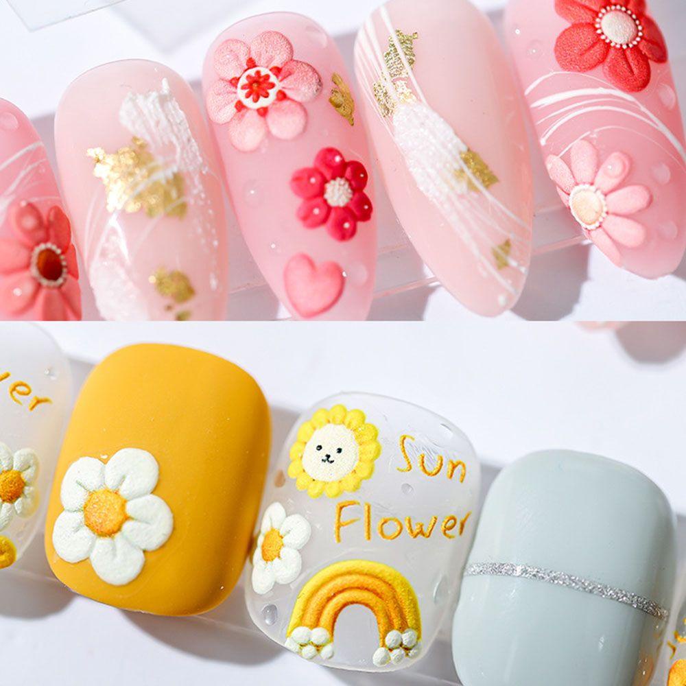 Miếng Dán Trang Trí Móng Tay 5D Phong Cách Nhật Bản Dễ Thương