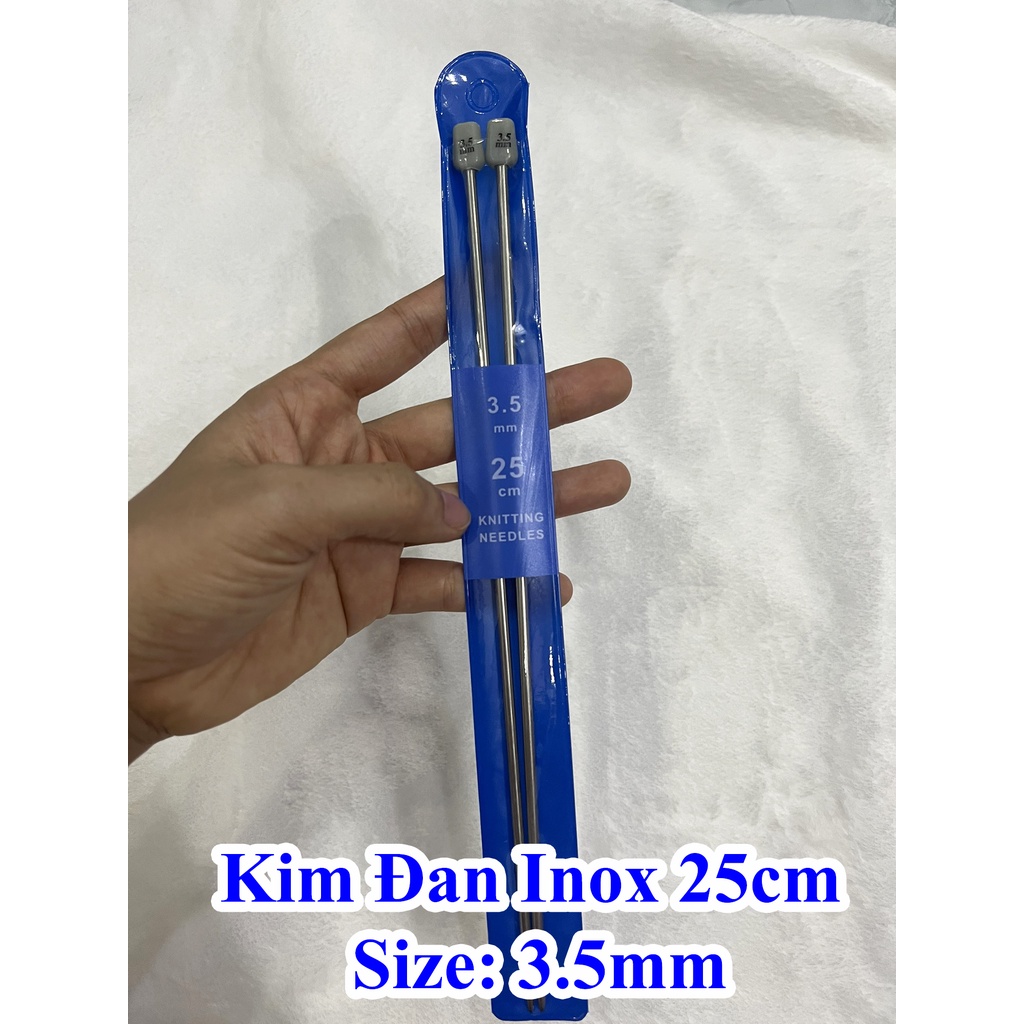Kim đan inox 25cm 18k/ cặp