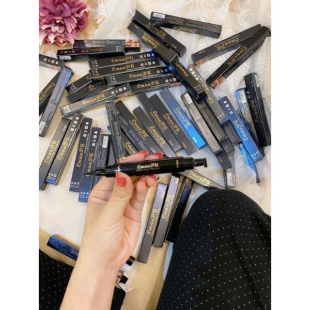 Bút Kẻ Mắt 2 Đầu Thần Thánh Qic Không Thấm Nước