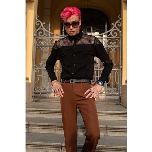 QUẦN ỐNG LOE NÂU /S22