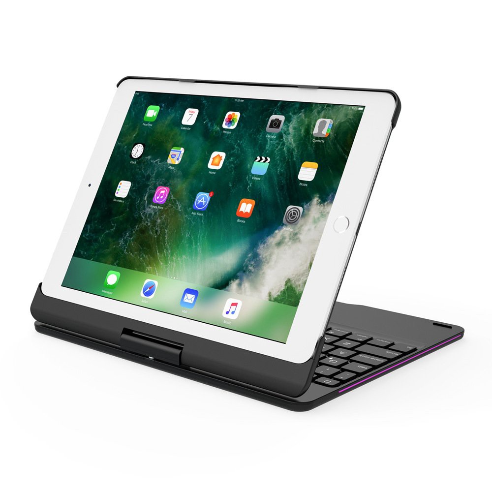 Bàn phím Bluetooth sang trọng xoay 180 độ hOt nhất dành cho ipad Air, Air 2, ipad Pro 9.7, IPad New 2017, ipad 2018