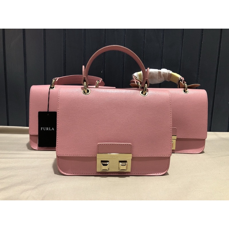 Túi xách Furla Bella Top Hande Winter Rose Shopee Việt Nam