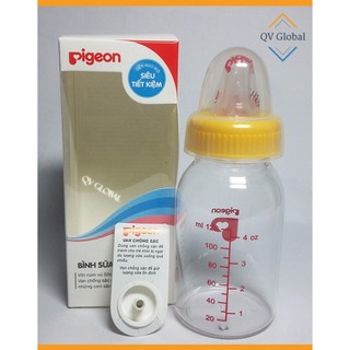 Bình sữa PIGEON 120ml có Van chống sặc