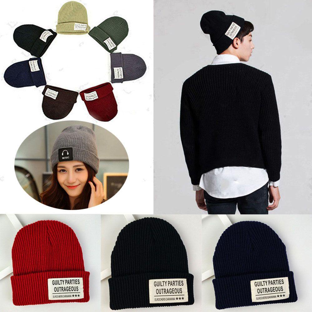 ME Mũ Len Beanie Cao Cấp Màu Trơn Dễ Thương Cho Nữ