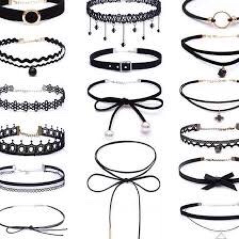 Vòng cổ chocker nhiều mẫu xinh xắn dễ thương