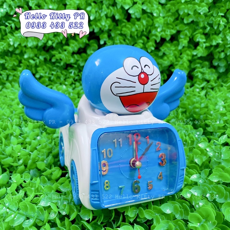 Đồng hồ báo thức Hello Kitty Doremon Doraemon