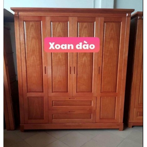 TỦ QUẦN ÁO GỖ XOAN ĐÀO