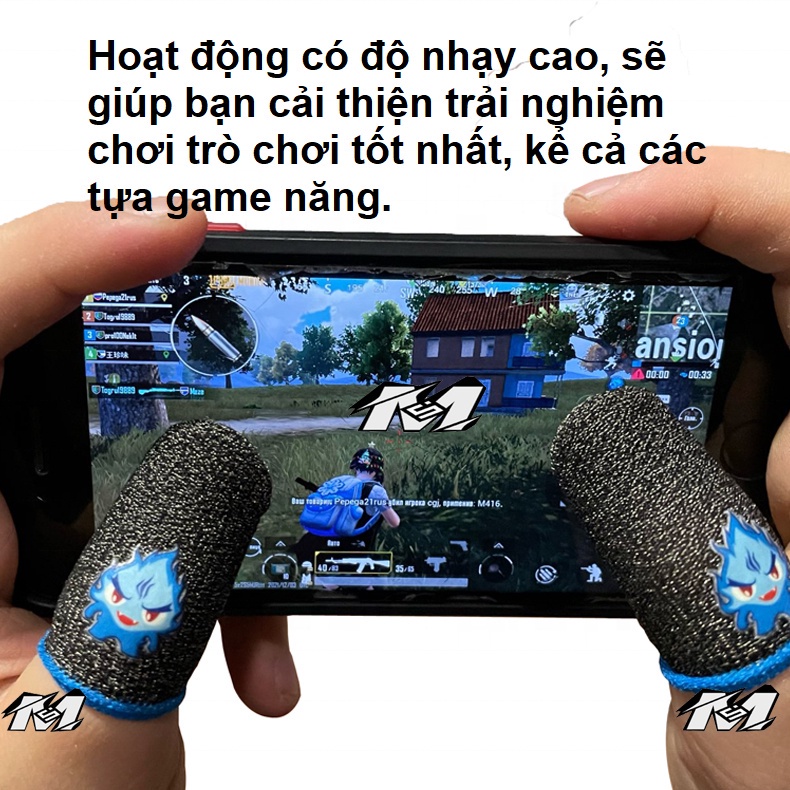 Giao Hỏa TốcSet 2 Bao Ngón Tay Dệt Kim Chống Mồ Hôi Chơi Game Free Fire - PUBG - Liên Quân