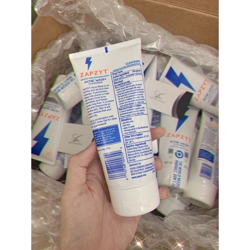 [AUTH] Sữa Rửa Mặt Zapzyt Ance Wash Oil free cho da mụn - Date t8/2023 | BigBuy360 - bigbuy360.vn