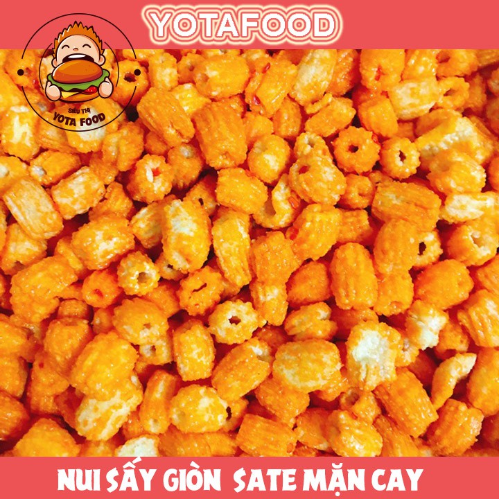 [Mã GROSALEHOT giảm 8% đơn 250K] Nui sấy giòn tẩm gia vị ( Giòn cay - đậm vị ) | Yotafood | BigBuy360 - bigbuy360.vn