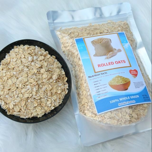 500gram Yến Mạch cán mỏng hoặc cán vỡ NHẬP KHẨU ÚC