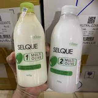 Thuốc uốn lạnh Obsidian Olive Selque Hàn Quốc dạng gel 410ml/530ml