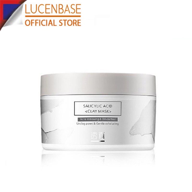 Mặt nạ đất sét salicylic acid LUCENBASE sạch da, không nhờn 110g