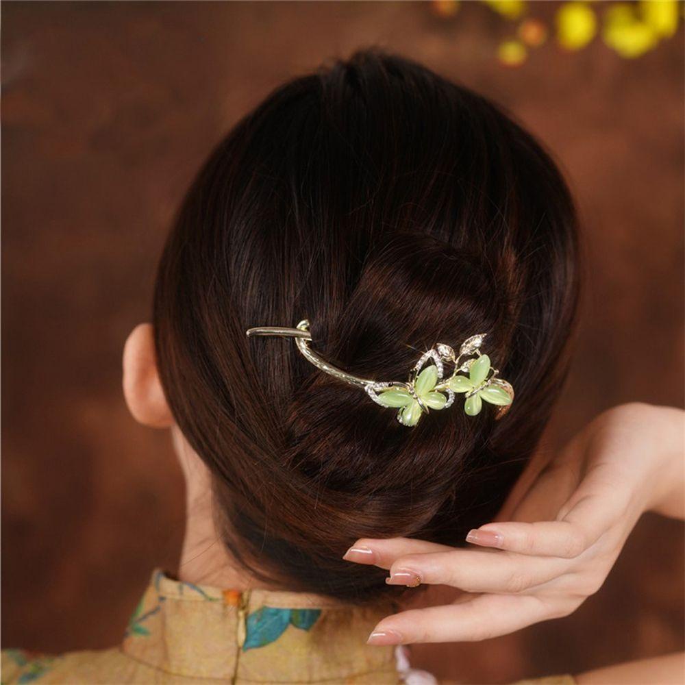 Kẹp Tóc Họa Tiết Bướm Vintage Hợp Thời Trang Cho Nữ