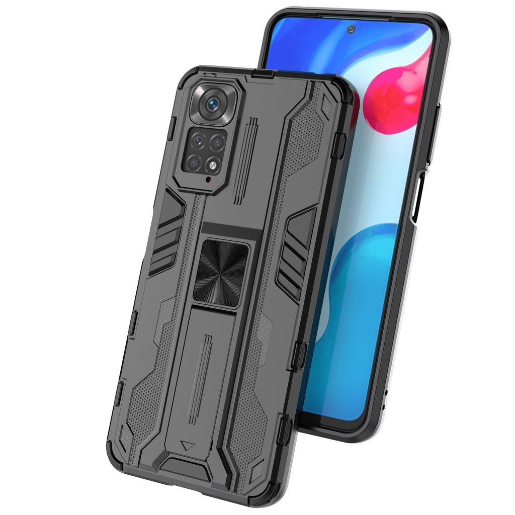 Ốp lưng Redmi Note 11 / 11s 4G / Note 11 Pro / Note 12 Iron Man Ver 3 chống sốc giá đỡ xem phim bảo vệ toàn diện