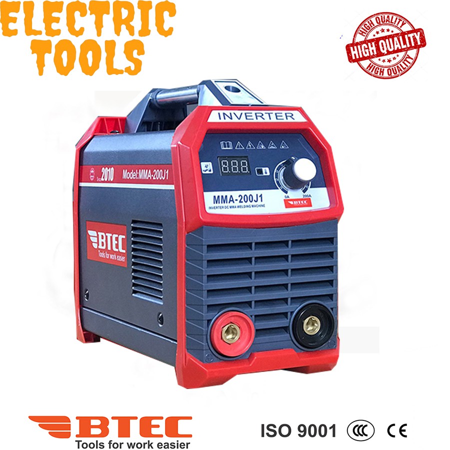 Máy hàn Btec MMA 200J1, Hàn Que 3.2 Li, Electric Tools