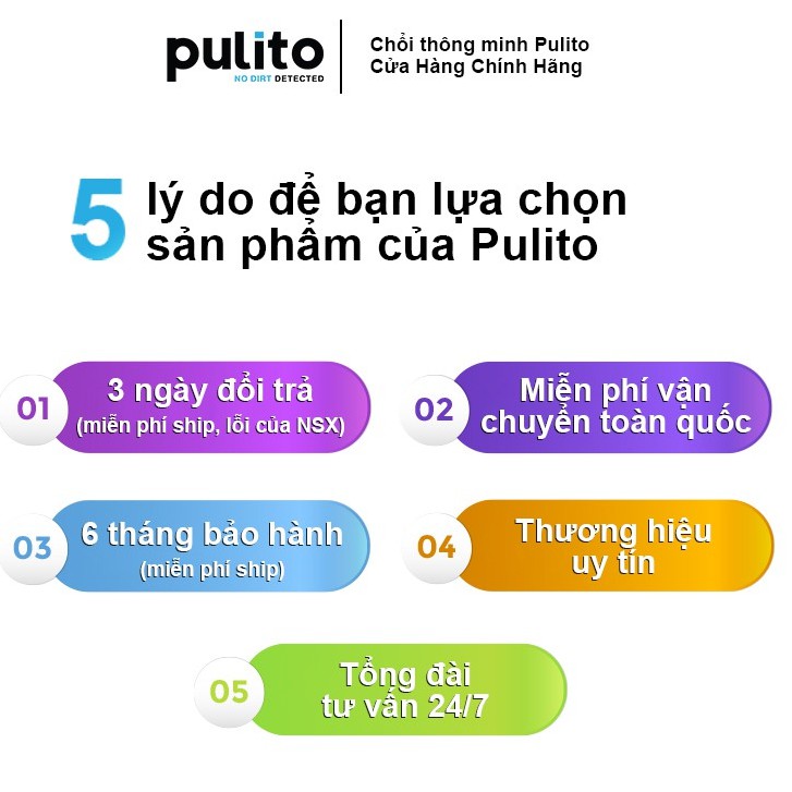 Cây lau nhà tự vắt chính hãng Pulito bộ lau nhà dạng tròn thông minh xoay 360 độ LS-CKT-TT