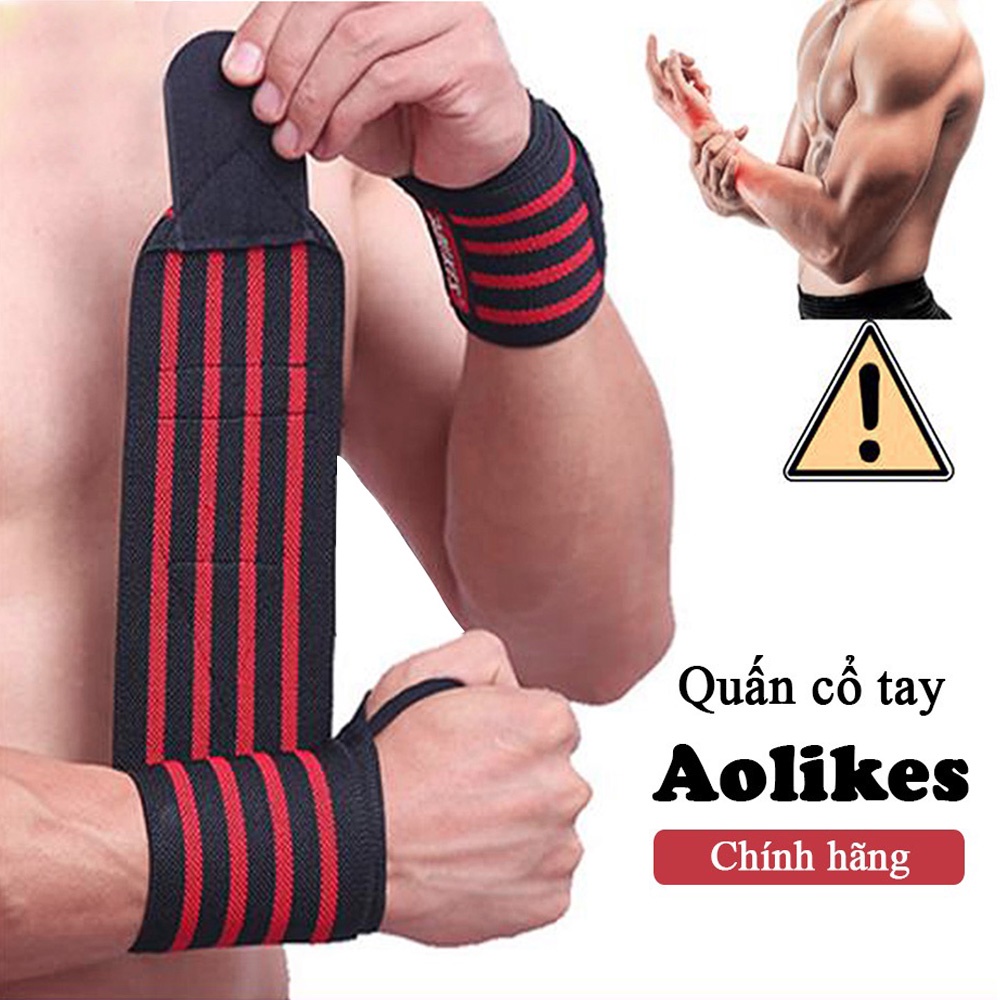 Đai Quấn Cổ Tay Bảo Vệ Khớp Cổ Tay Hỗ Trợ Tập Gym Chính hãng Aolikes