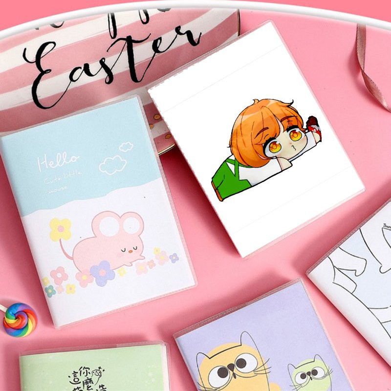 Sổ tay A6 in hình HERO TEAM ver NẰM Simmy Phong cận Siro Mr Vịt Sammy Đào Timmy Kairon Timy Kamui anime chibi