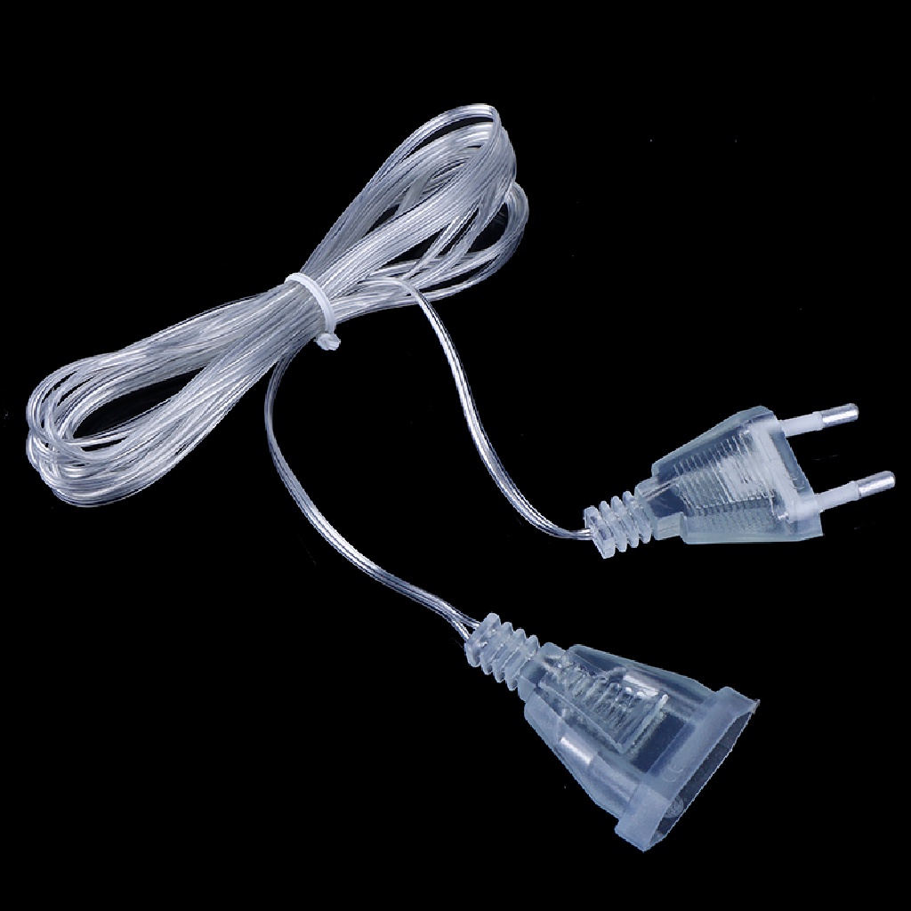 Dây Cáp Nối Dài Nguồn Cho Dây Đèn LED Trang Trí Giáng Sinh ♨Trên đó