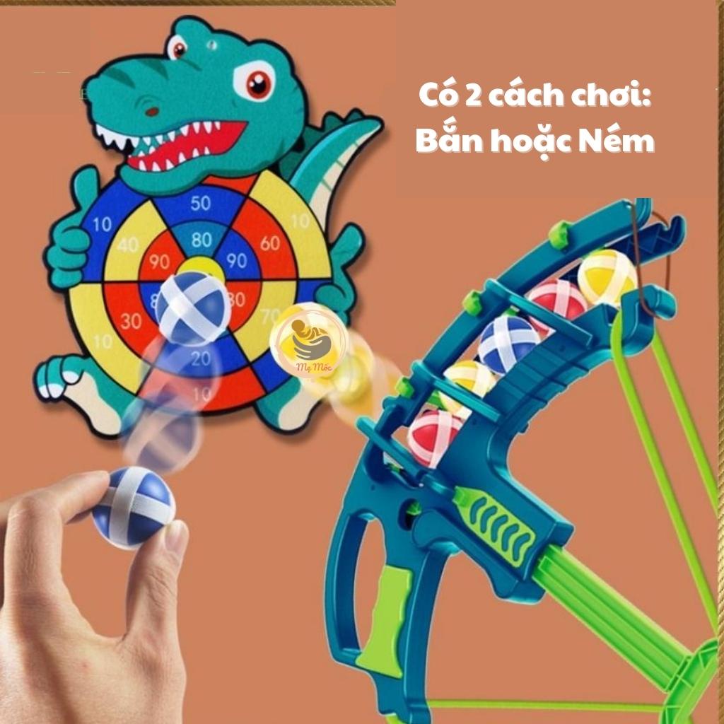 Combo Cung Tên Bắn Bóng Dính Kèm Cung Memocshop Tặng Kèm 6 Bóng Ném Dính, Đồ Chơi Vận Động Thể Thao Cho Bé Qc