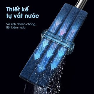 Cây lau nhà tự vắt - SAMONO SCM002 - đầu xoay 360 độ linh hoạt lau mọi ngóc ngách
