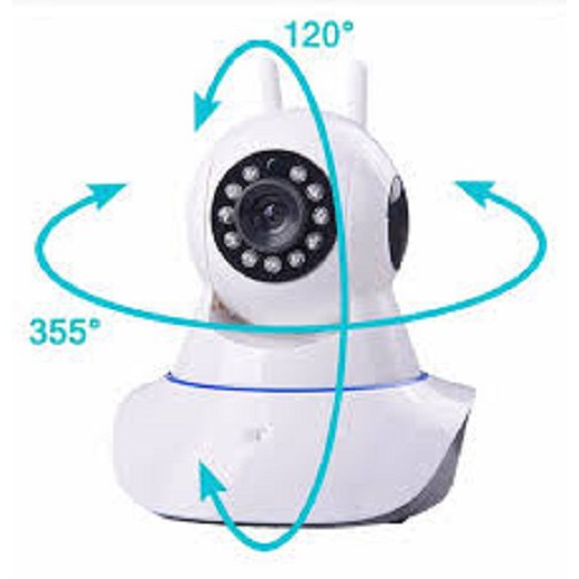 Camera an ninh wifi 2 râu (Loại tốt - Bán chạy) camhi