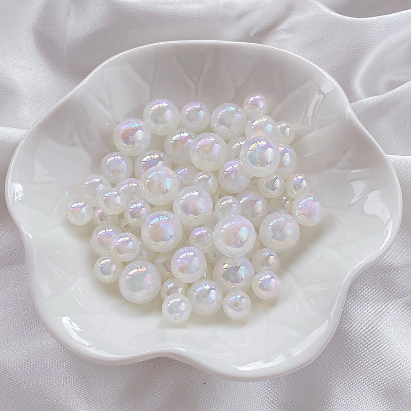 Nàng Tiên Cá Ji Symphony Aurora Ngọc Trai Xuyên Lỗ Xỏ Hạt Tròn Thủ Công Trang Sức Materi