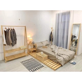 Giường pallet gỗ thông 1mx2mx10cm