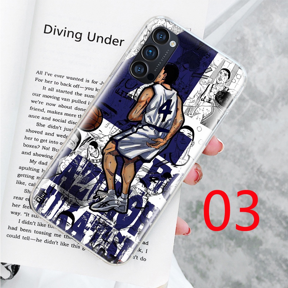 Ốp Điện Thoại Dẻo Trong Suốt Họa Tiết Hoạt Hình SLAM DUNK Cho Samsung A04 A04S A14 A23 A34 A54 A52 A72 WI-135