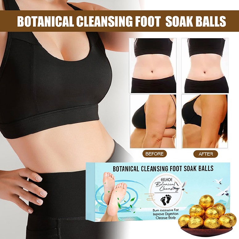 12pcs Botanical Cleansing Foot Soak Balls Herbal Wormwood Foot Bath Care