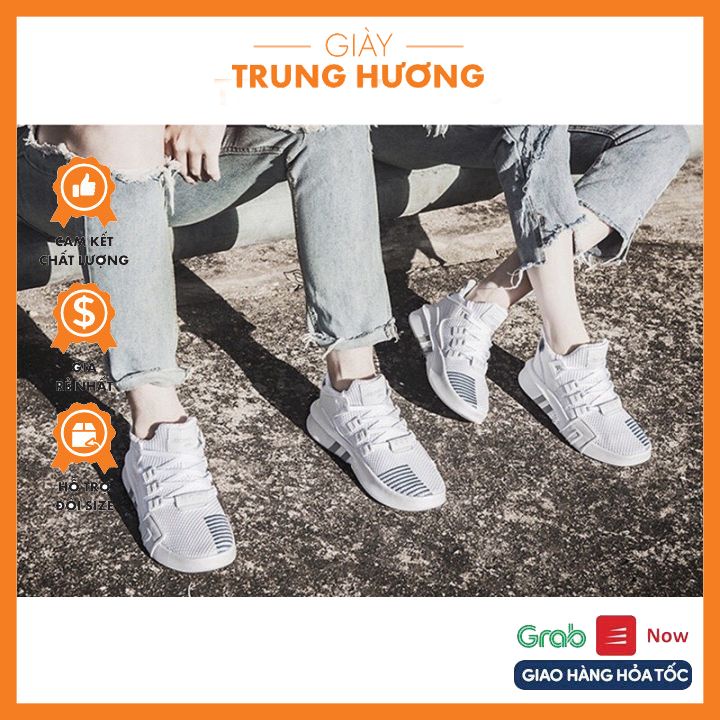 Giày EQT Trắng Đen Giày Trung Hương V39 V40 11 fullbox