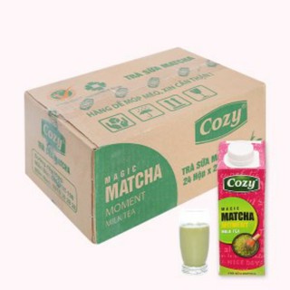 Thùng 24 hộp trà sữa MATCHA COZY 225ML