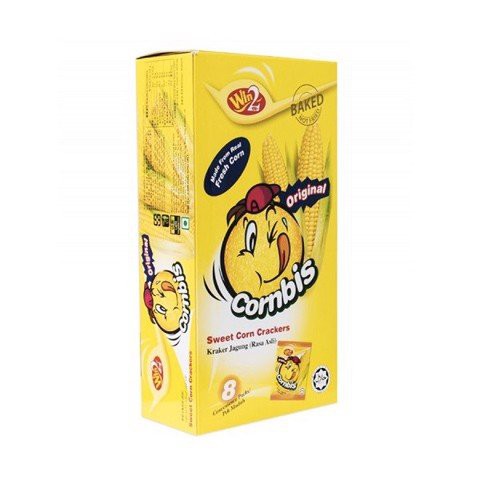 Bánh Bắp Cornbis Win2 Sweet Corn Crackers (Hộp 144g)