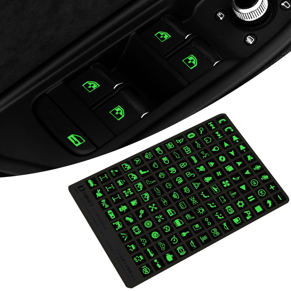 1 Miếng Dán Trang Trí Công Tắc Nút Bấm Đa Năng Phát Sáng